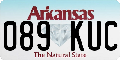 AR license plate 089KUC