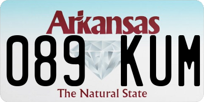 AR license plate 089KUM
