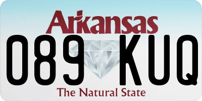 AR license plate 089KUQ