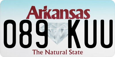 AR license plate 089KUU