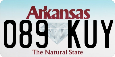 AR license plate 089KUY