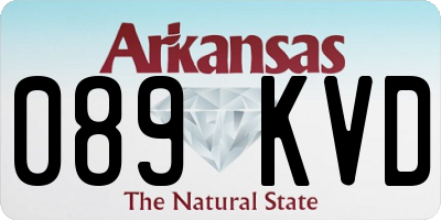 AR license plate 089KVD