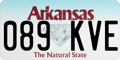 AR license plate 089KVE