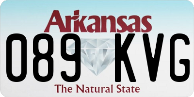 AR license plate 089KVG