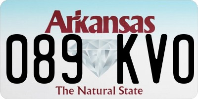 AR license plate 089KVO