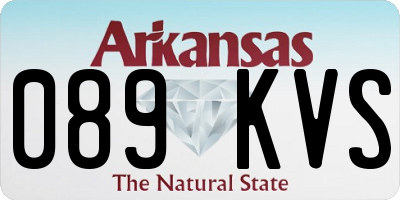 AR license plate 089KVS