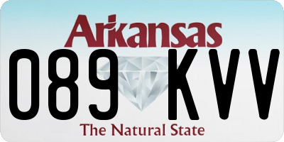 AR license plate 089KVV