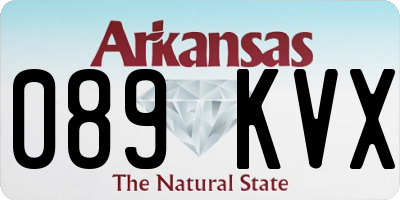 AR license plate 089KVX