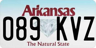 AR license plate 089KVZ