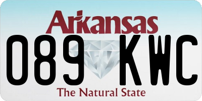 AR license plate 089KWC