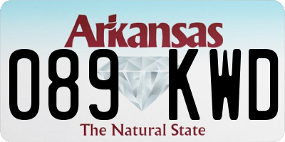 AR license plate 089KWD