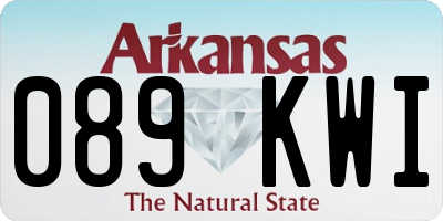 AR license plate 089KWI