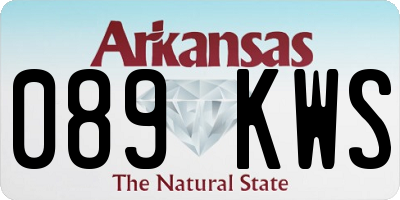 AR license plate 089KWS