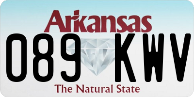 AR license plate 089KWV