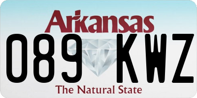 AR license plate 089KWZ