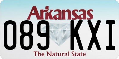 AR license plate 089KXI