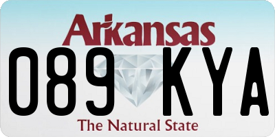 AR license plate 089KYA