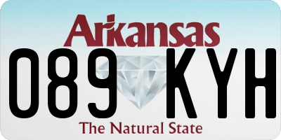 AR license plate 089KYH