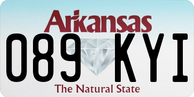 AR license plate 089KYI