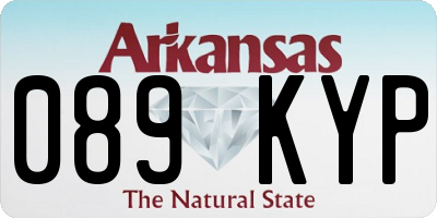 AR license plate 089KYP