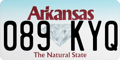 AR license plate 089KYQ