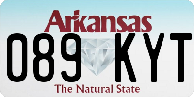 AR license plate 089KYT