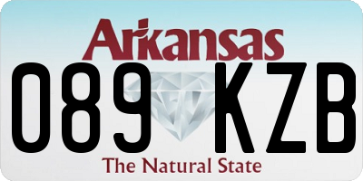 AR license plate 089KZB