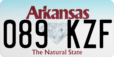 AR license plate 089KZF