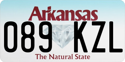 AR license plate 089KZL
