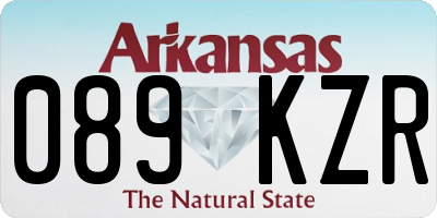 AR license plate 089KZR