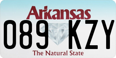 AR license plate 089KZY