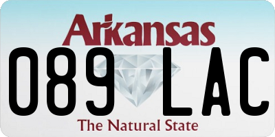 AR license plate 089LAC