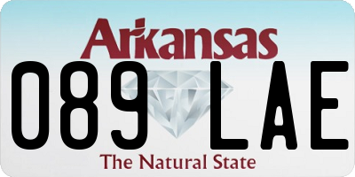 AR license plate 089LAE