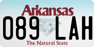 AR license plate 089LAH