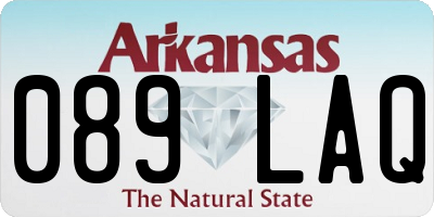 AR license plate 089LAQ