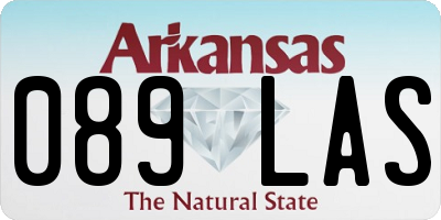 AR license plate 089LAS
