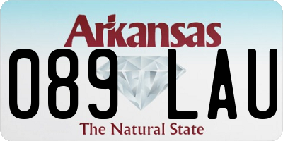AR license plate 089LAU