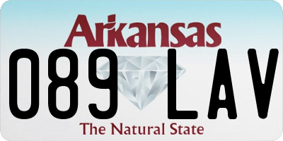 AR license plate 089LAV