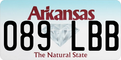 AR license plate 089LBB
