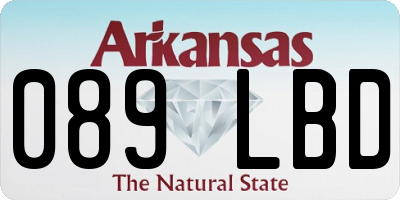 AR license plate 089LBD