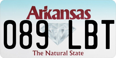 AR license plate 089LBT