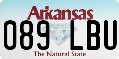 AR license plate 089LBU