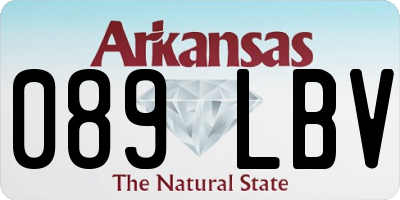 AR license plate 089LBV