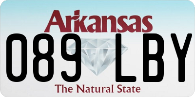 AR license plate 089LBY