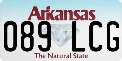 AR license plate 089LCG