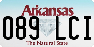 AR license plate 089LCI