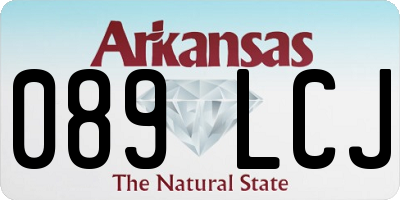 AR license plate 089LCJ