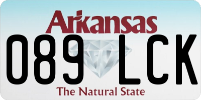 AR license plate 089LCK