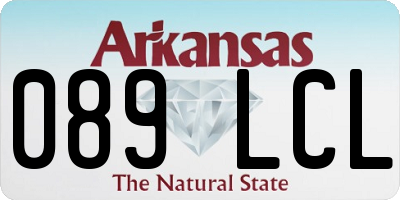 AR license plate 089LCL