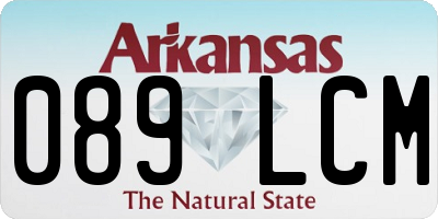 AR license plate 089LCM